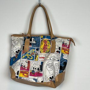 Disney Mickey Mouse Comic Strip Purse Handbag Tote
